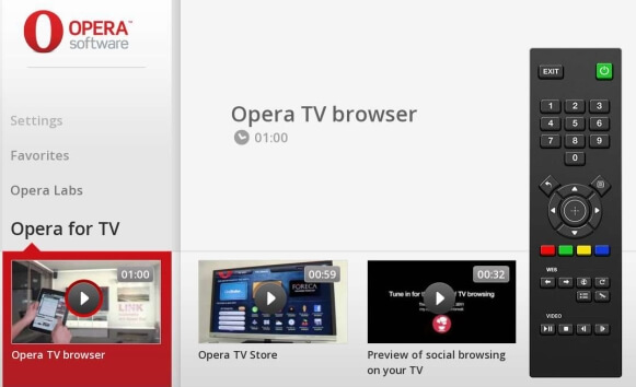 Devices Software Development Kit в Opera tv browser